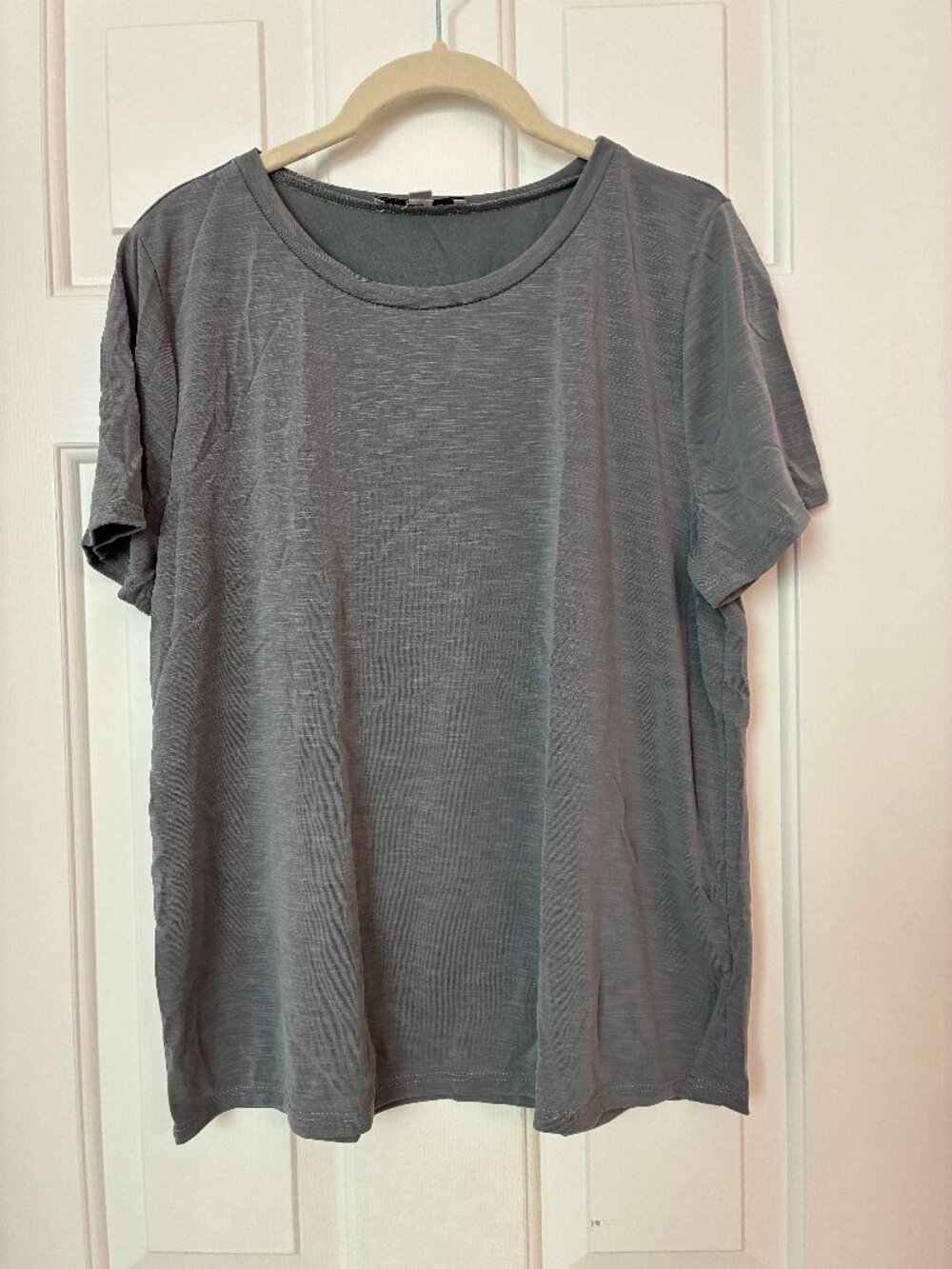 Green Envelope Gray Top